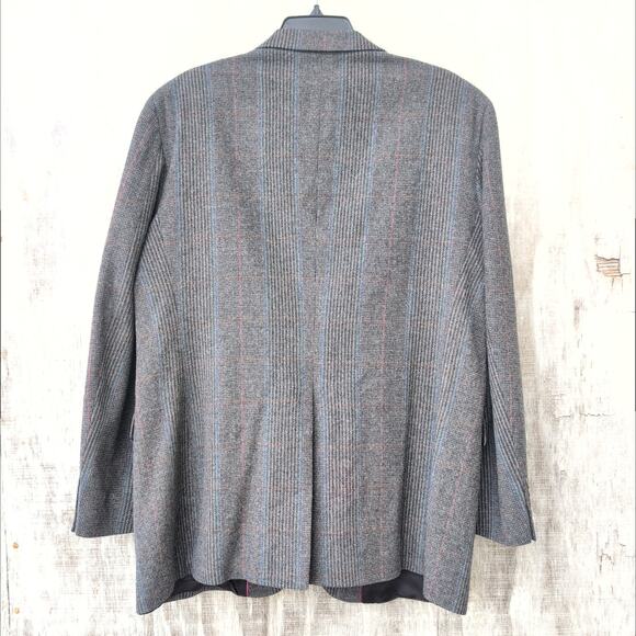 Imperial by Haggar 100% Pure Wool Tweed Tailored Suit Coat Men's 44R - Picture 6 of 9